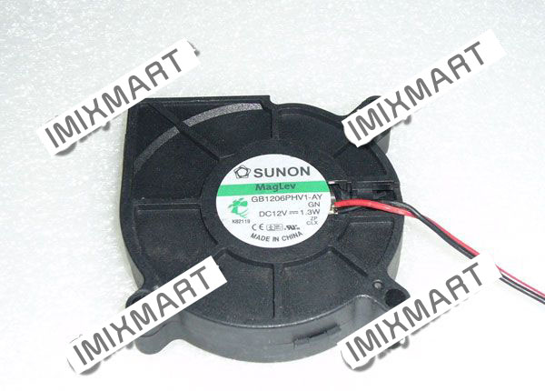 SUNON GB1206PHV1-AY GN DC12V 1.3W Server Blower Fan 60x60x15mm 2wire