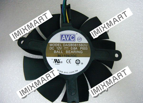 AVC DASB0815B2U Server Frameless Fan 75x75x15mm