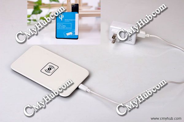 QI Wireless Charger Charging Pad + Receiver Samsung Galaxy S4 I9500