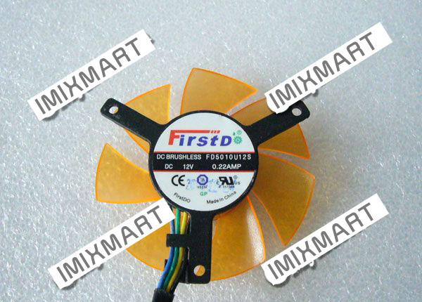Firstd FD5010U12S 39mm Graphic Card Cooling Fan 47X47X10mm