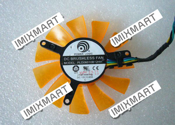 Power Logic PLD06010B12HH Graphic Card Cooling Fan 54X54X10mm