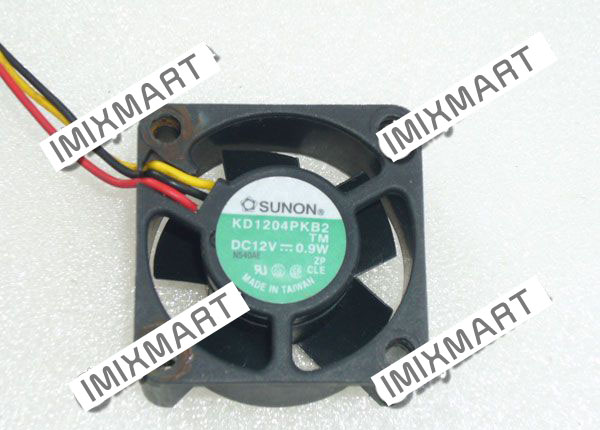 SUNON KD1204PKB2 TM DC12V 0.9W 4020 4CM 40MM 40X40X20MM 3pin Cooling Fan