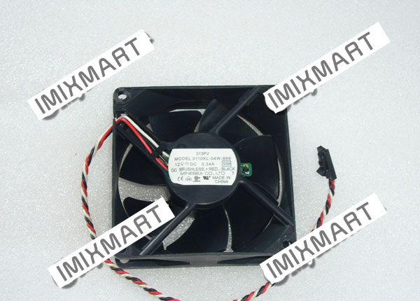 NMB 3110KL-04W-B66 SS8 DC12V 0.34A 8025 8CM 80MM 80X80X25MM 3pin Cooling Fan