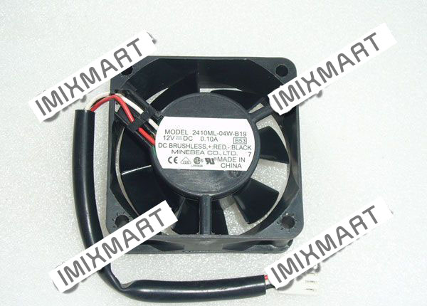 NMB 2410ML-04W-B19 B53 DC12V 0.10A 6025 6CM 60MM 60X60X25MM 3pin Cooling Fan