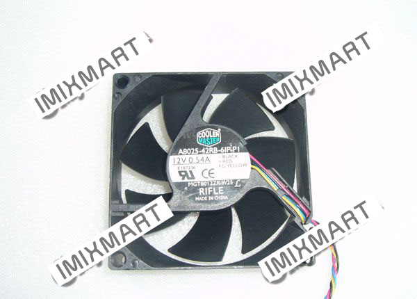 COOLER MASTER A8025-42RB-6IP-PI DC12V 0.54A 8025 80x80x25mm 4pin Cooling Fan