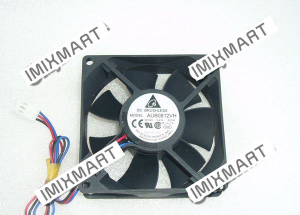 DELTA AUB0812VH-5D1R DC12V 0.41A 8025 8CM 80MM 80X80X25MM 3pin Cooling Fan