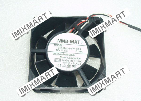 NMB-MAT 2410ML-04W-B19 C18 DC12V 0.10A 6025 6CM 60MM 60X60X25MM 4pin Cooling Fan