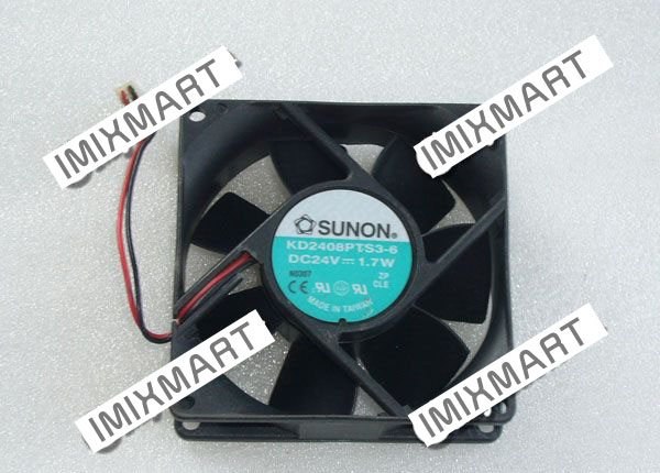 SUNON KD2408PTS3-6 DC24V 1.7W 8025 8CM 80MM 80X80X25MM 2pin Cooling Fan