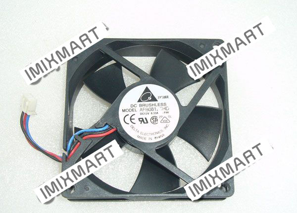 DELTA ELECTRINICS AFB0812SHD-F00 DC12V 0.33A 8020 80x80x20mm 3pin Cooling Fan