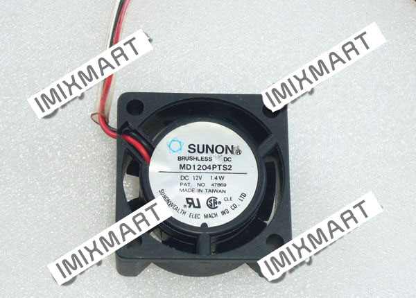 SUNON MD1204PTS2 DC12V 1.4W 4020 4CM 40MM 40X40X20MM 2pin Cooling Fan