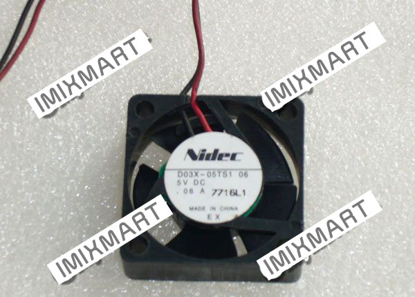 Nidec D03X-05TS1 06 DC5V 0.06A 3010 3CM 30MM 30X30X10MM 2pin Cooling Fan
