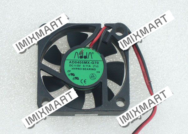 ADDA AD0405MX-G70(TJ) DC5V 0.11A 4010 4CM 40MM 40X40X10MM 2pin Cooling Fan