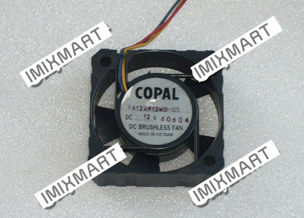 COPAL F412RF12MB-05 DC12V 4012 4CM 40MM 40X40X12MM 3pin Cooling Fan