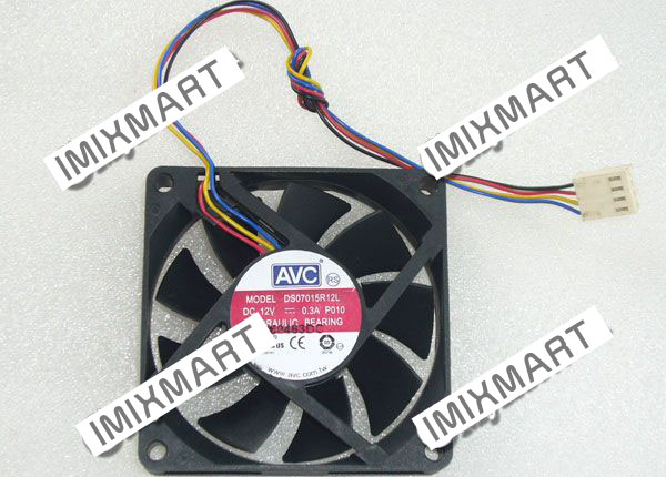 AVC DS07015R12L P010 DC12V 0.3A 7015 7CM 70MM 70X70X15MM 4pin Cooling Fan