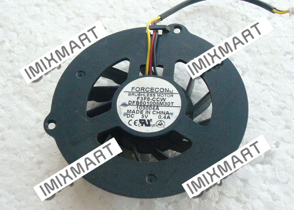 Acer Aspire 1300 Series Forcecon DFB601005M30T Cooling Fan F3F6-CCW