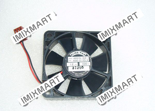 ELINA FAN HDF6015L-12LB-1 600-0I93-A DC12V 100mA 6015 60X60X15MM 3pin Cooling Fan