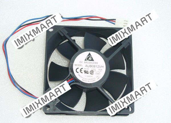 DELTA AUB0812VH-5H26 DC12V 0.41A 8025 8cm 80mm 80x80x25mm 3pin Cooling Fan