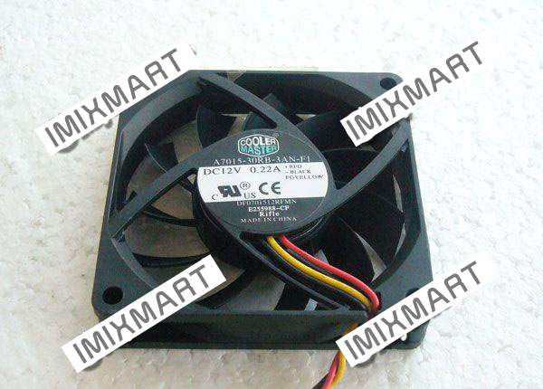 Cooler Master DF0701512RFMN Server Square Fan 70x70x15mm A7015-30RB-3AN-F1
