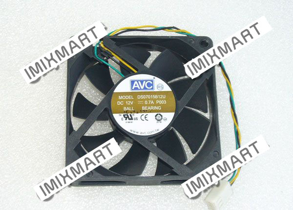 AVC DS07015B12U P003 DC12V 0.7A 7015 7CM 70MM 70X70X15MM 3pin Cooling Fan