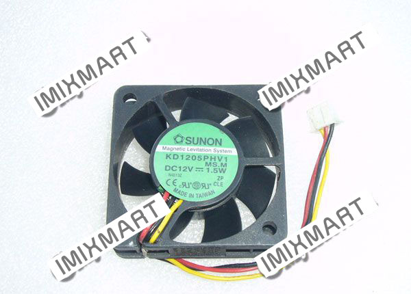 SUNON KD1205PHV1 MS.M DC12V 1.5W 5015 5CM 50MM 50X50X15MM 3pin Cooling Fan