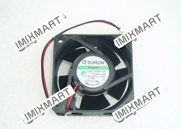 SUNON KDE1206PTVX 13.MS.A.GN DC12V 1.8W 5825 5.8CM 58MM 58X58X25MM 2pin Cooling Fan