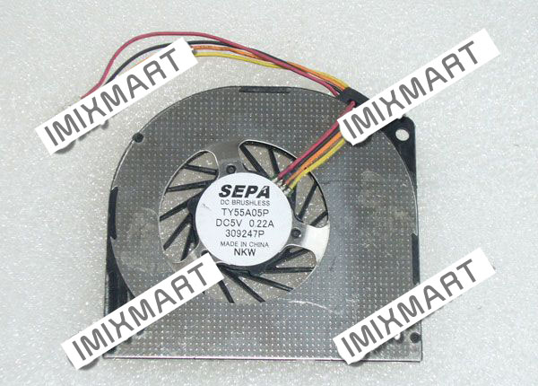 SEPA TY55A05P DC5V 0.22A 4pin 4wire Laptop Cooling Fan
