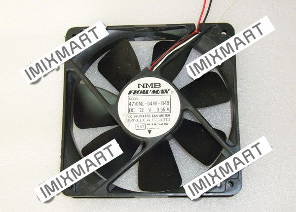 NMB 4710NL-04W-B49 Server Square Fan 120x120x25mm