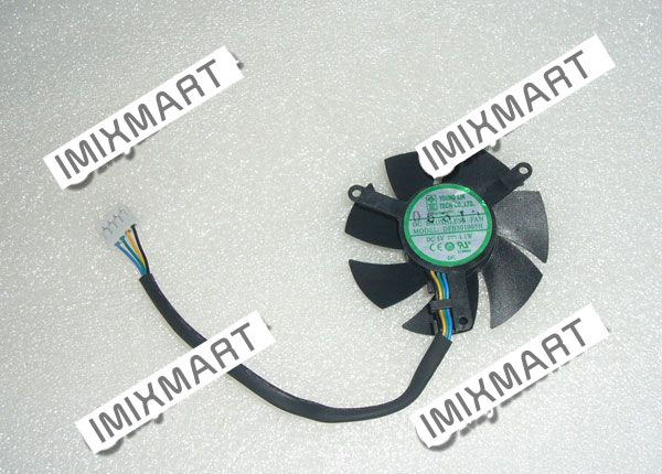 YOUNG LIN DFB501005H DC5V 1.1W 4Pin Screws Hole 39mm Graphic Card Cooling Fan