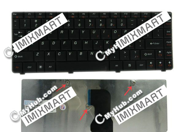 Lenovo G460 Series Keyboard 25-011427 N2L-US 9Z.N5JSN.001 NSK-B30SN