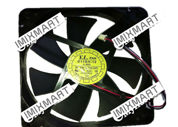 Yate Loon D14BH-12 Server Square Fan 140x140x25mm