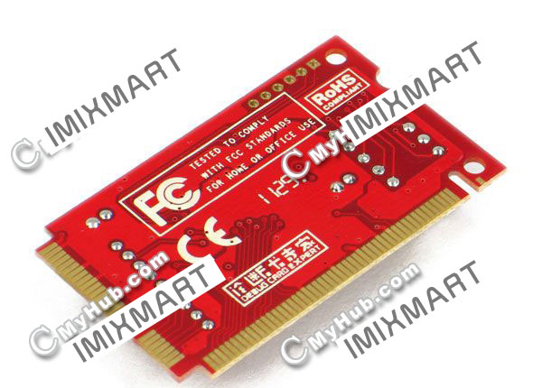 Mini PCI / PCI-E Diagnostic post test card 9 Pins