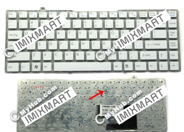 Sony Vaio VGN-FW Series Keyboard 1-480-840-21 148084021 81-31105002-01