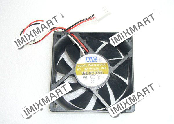 AVC DA07020B12U -FAR Server Square Fan 70X70X20mm