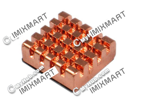 RAM Heatsinks (Set of 8) RHS-03 Full Copper 13 x 12 x 5 mm