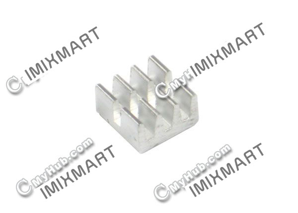 Mos Heatsinks (Set of 20) RHS-01 Aluminium 6.5 x 6.5 x 3.8 mm