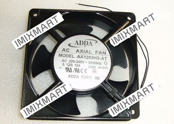 ADDA AA1282HS-AT AC 220-240V 50/60/Hz 0.12/0.10A AC AXIAL 120X120X38mm COOLING FAN