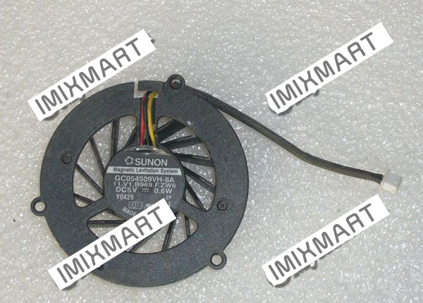 Acer TravelMate 6000 Series Cooling Fan GC054509VH-8A