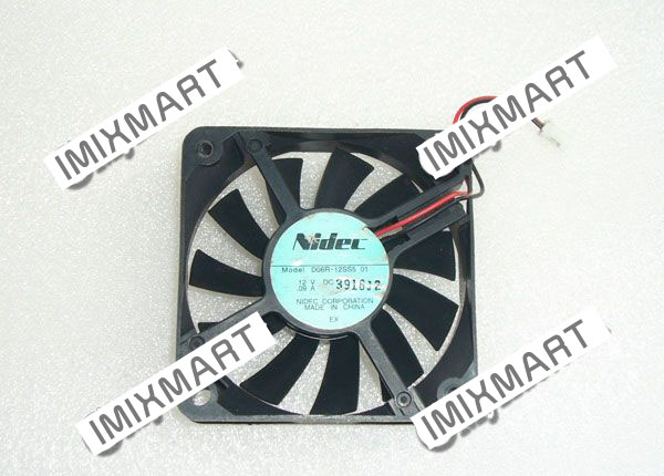 Nidec D06R-12SS5 01 DC12V 0.09A 6015 6CM 60MM 60X60X15MM 2pin Cooling Fan