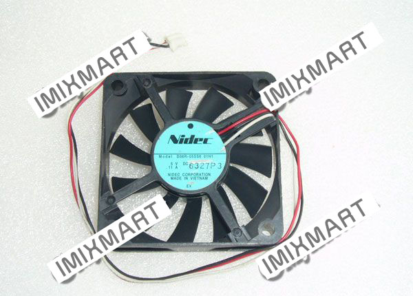 Nidec D06R-05SS6 01H1 DC5V 0.11A 6015 6CM 60MM 60X60X15MM 3pin Cooling Fan