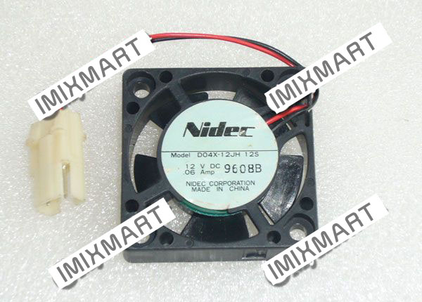 Nidec D04X-12JH 12S DC12V 0.06A 4010 4CM 40MM 40X40X10MM 3pin Cooling Fan