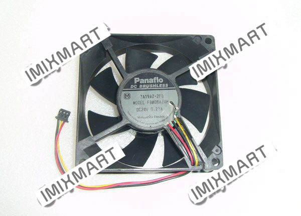 Panaflo FBA08A24H DC24V 0.21A 8025 8CM 80MM 80X80X25MM 3pin Cooling Fan