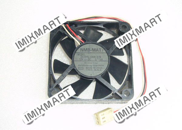 NMB-MAT 2406RL-04W-S39 C01 DC12V 0.074A 6015 6CM 60MM 60X60X15MM 3pin Cooling Fan