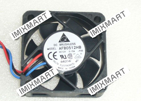DELTA AFB0512HB-F00 DC12V 0.15A 5015 5CM 50MM 50X50X15MM 3pin 3wire Cooling Fan