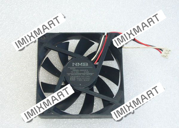 NMB 2806RL-09W-B19 CB2 DC7V 0.08A 6015 6CM 60MM 60X60X15MM 3pin Cooling Fan
