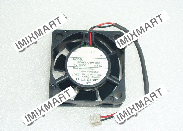 NMB-MAT 1606KL-01W-B30 T01 DC5V 0.16A 4015 4CM 40MM 40X40X15MM 2pin Cooling Fan