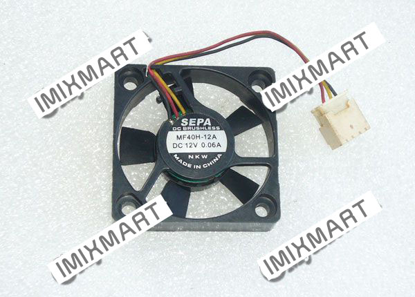 SEPA MF40H-12A DC12V 0.06A 4010 4CM 40MM 40X40X10MM 3pin Cooling Fan