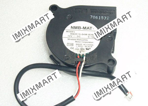 NMB BM4515-04W-B39 T08 DC12V 0.13A 4.5CM Blower Cooling Fan 45x45x15mm