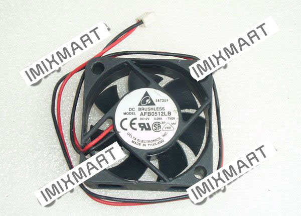 DELTA AFB0512LB-T5Q9 DC12V 0.09A 5015 5CM 50MM 50X50X15MM 2pin Cooling Fan
