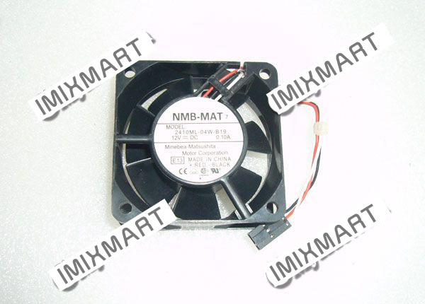 NMB-MAT 2410ML-04W-B19 E13 DC12V 0.10A 6025 6CM 60MM 60X60X25MM 3pin Cooling Fan
