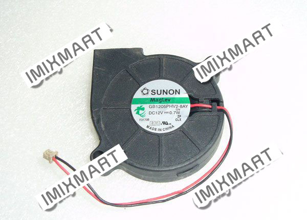 SUNON GB1205PHV2-8AY GN DC12V 0.7W 5015 5CM 50MM 50x50x15MM 2Pin Cooling Fan
